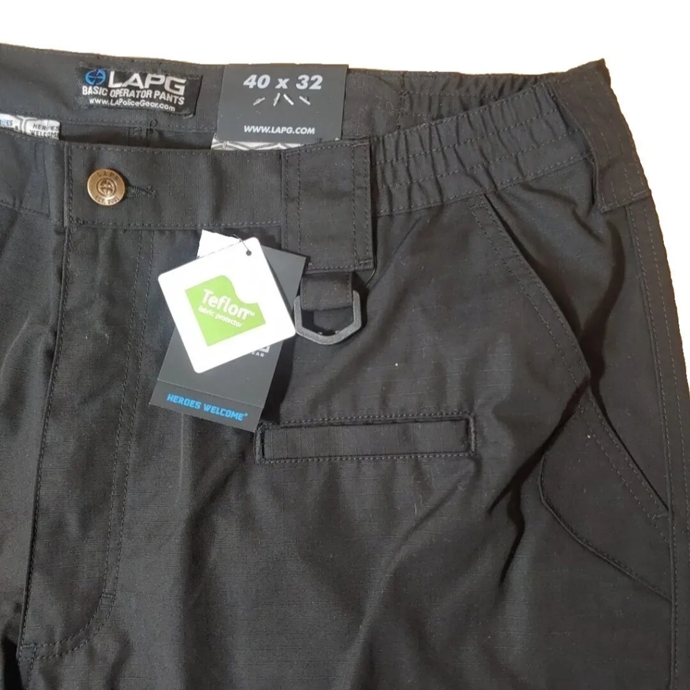 New LAPG Basic Operator Tactical Pants Black Carg… - image 5